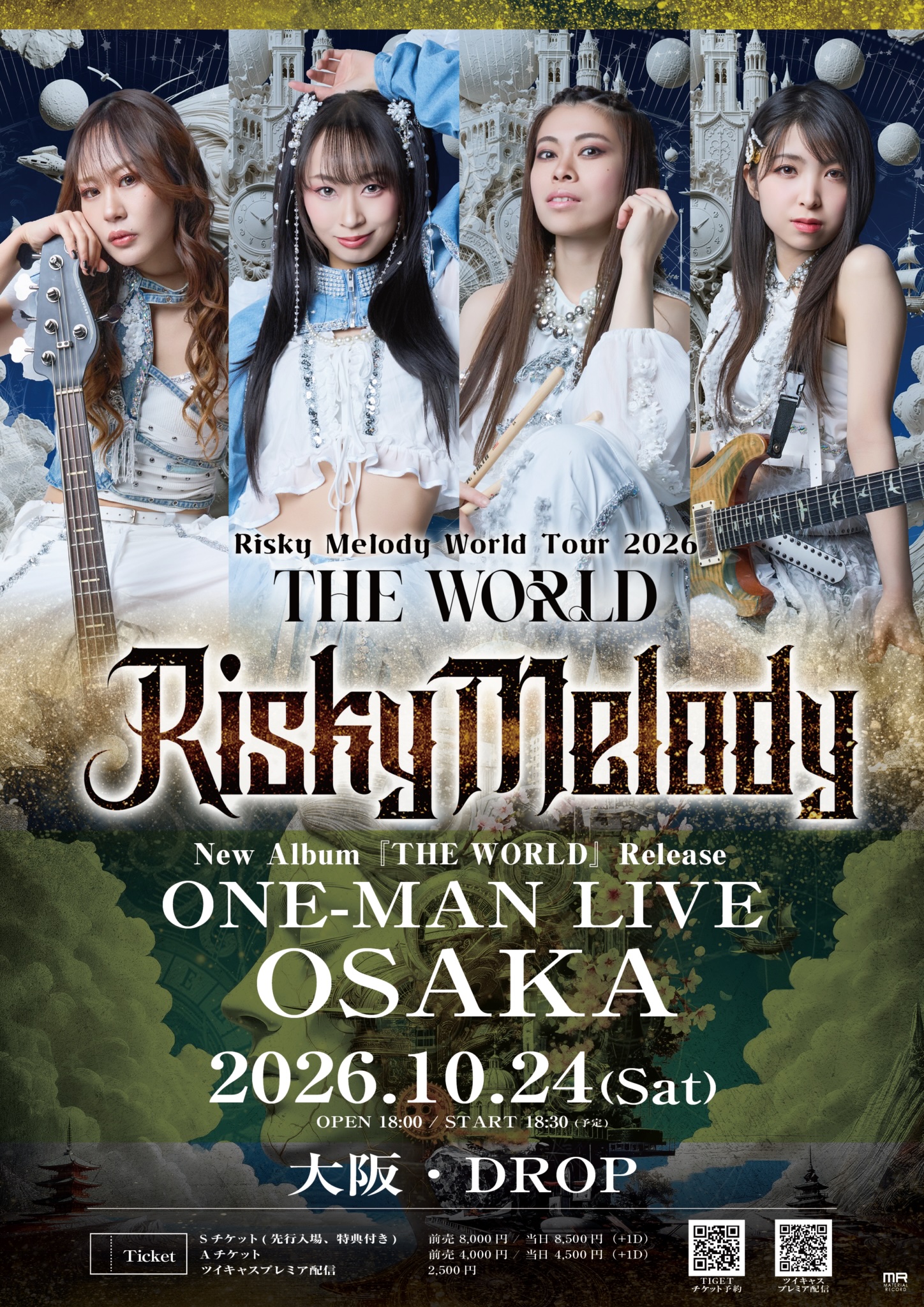 New Album『THE WORLD』Release ONE-MAN LIVE in OSAKA at Live