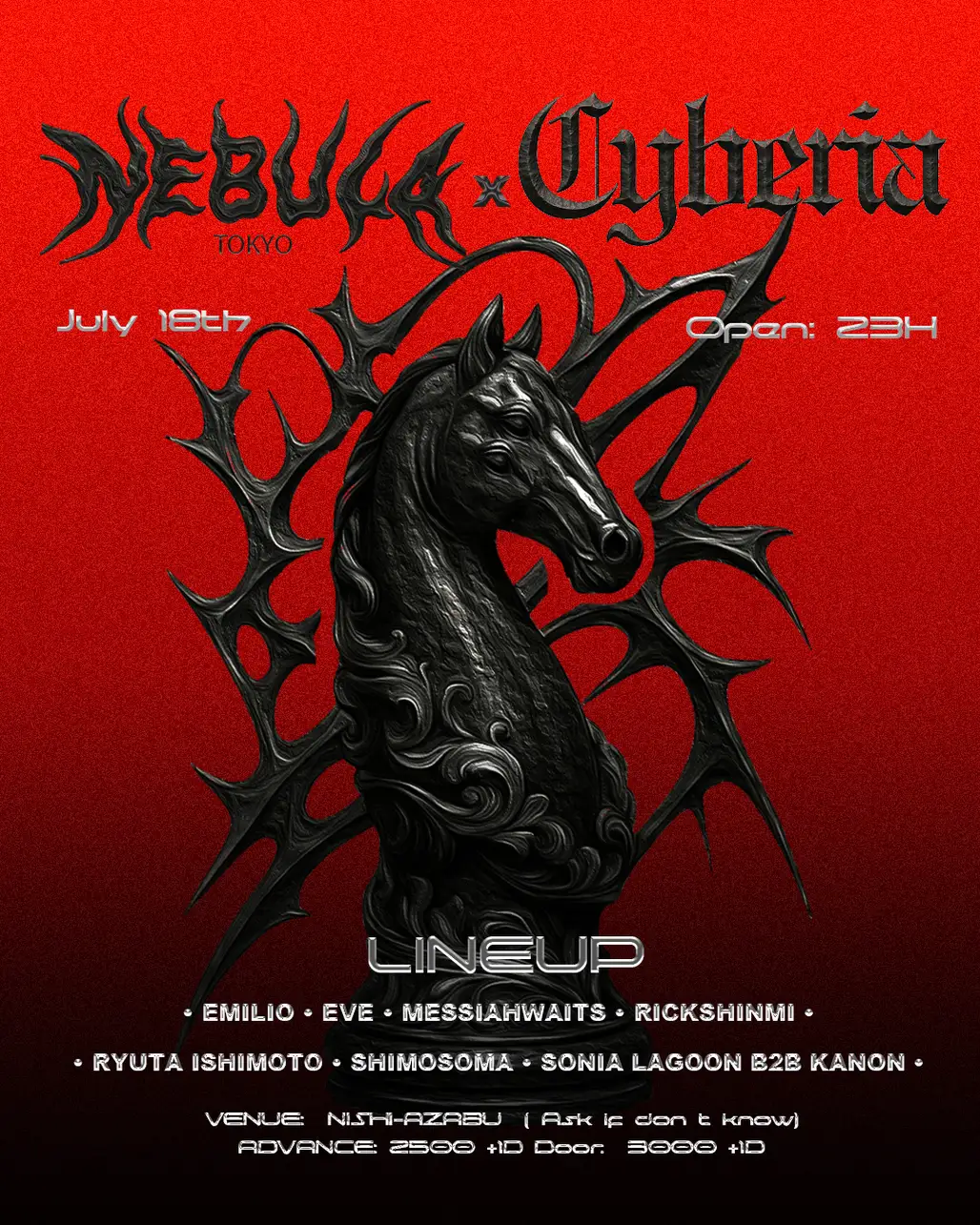 NEBULA x Cyberia Hard Techno/Hard Groove/Hardcore