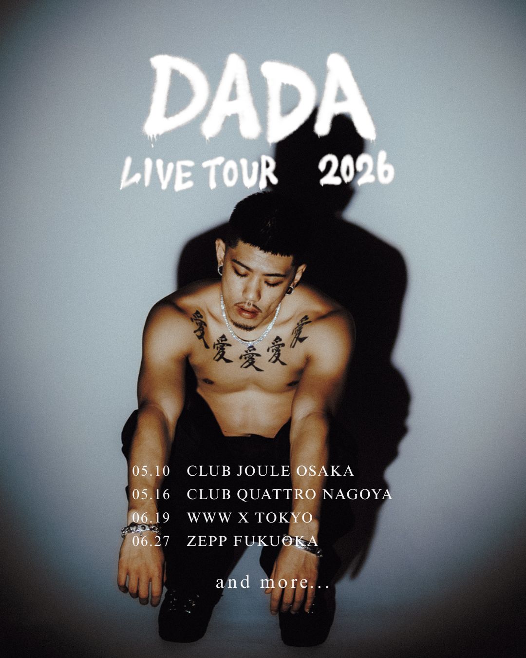 DADA LIVE TOUR 2026 at WWW X Shibuya — Jun 19, 2026