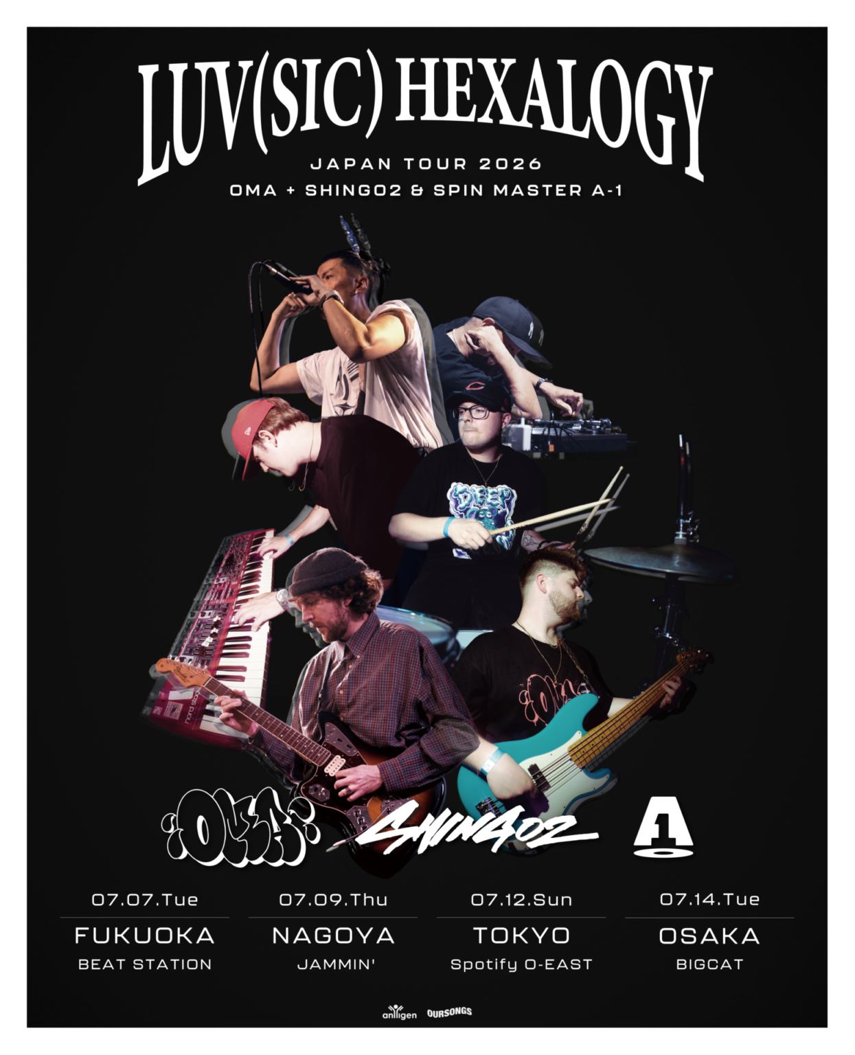 LUV(SIC) HEXALOGY JAPAN TOUR 2026 at Spotify O-EAST — Jul
