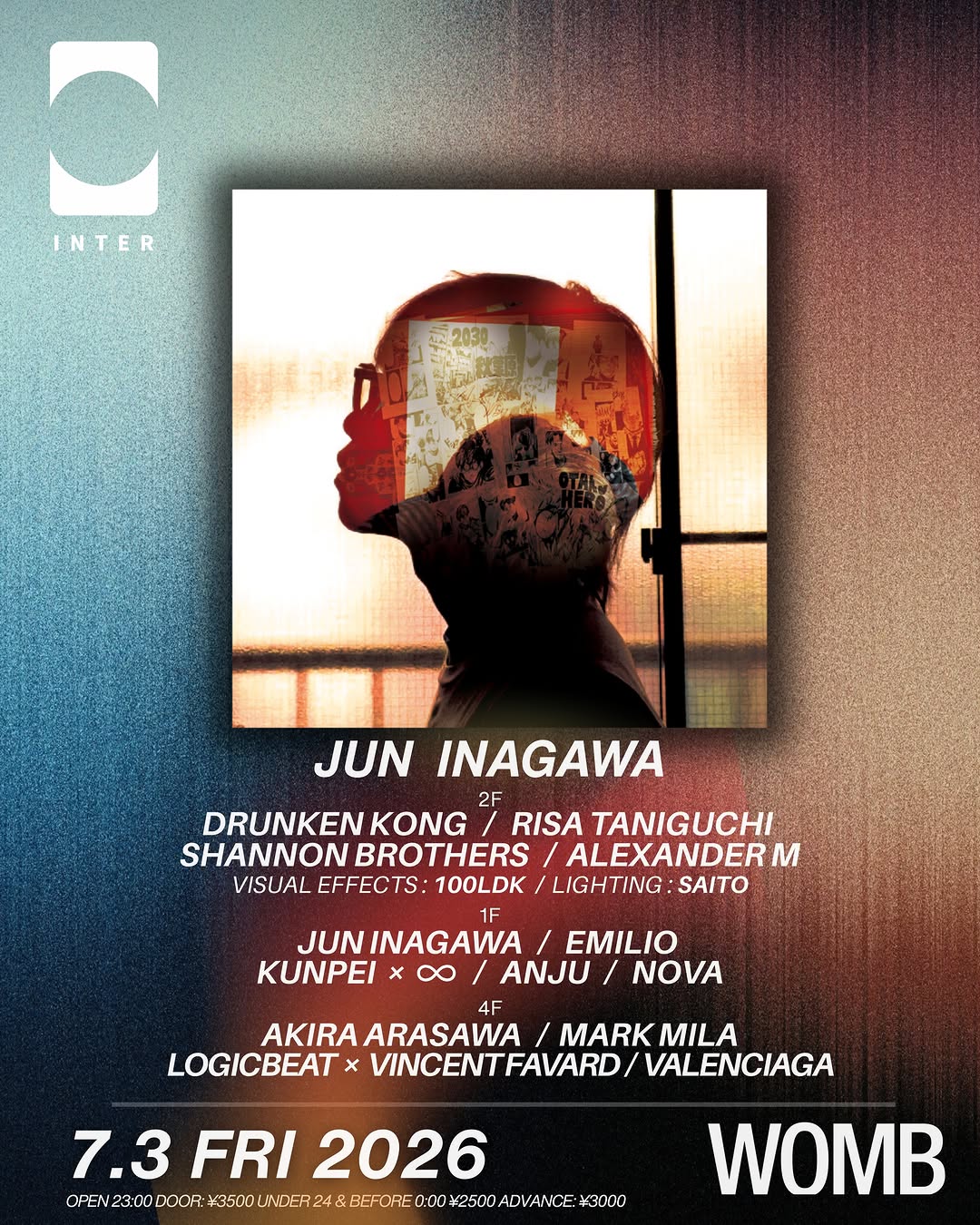Jun Inagawa Womb 2026年7月3日