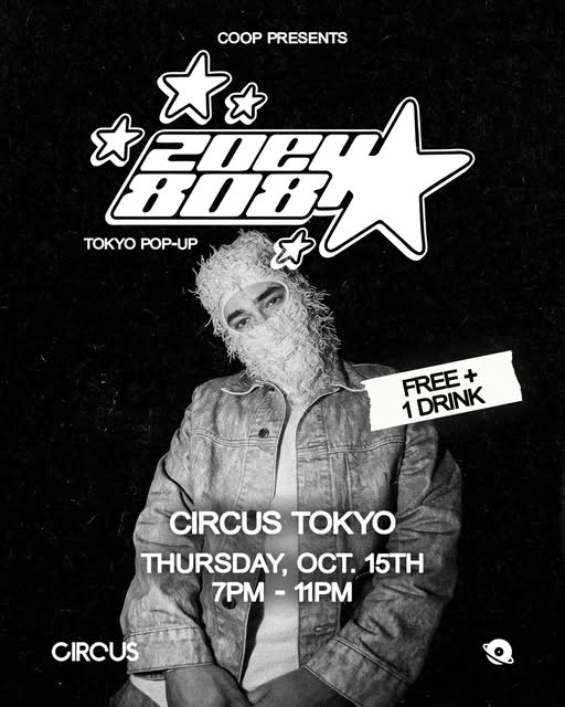 ZZZOEY808 Japan Debut（サーカス東京） — 2026年10月15日